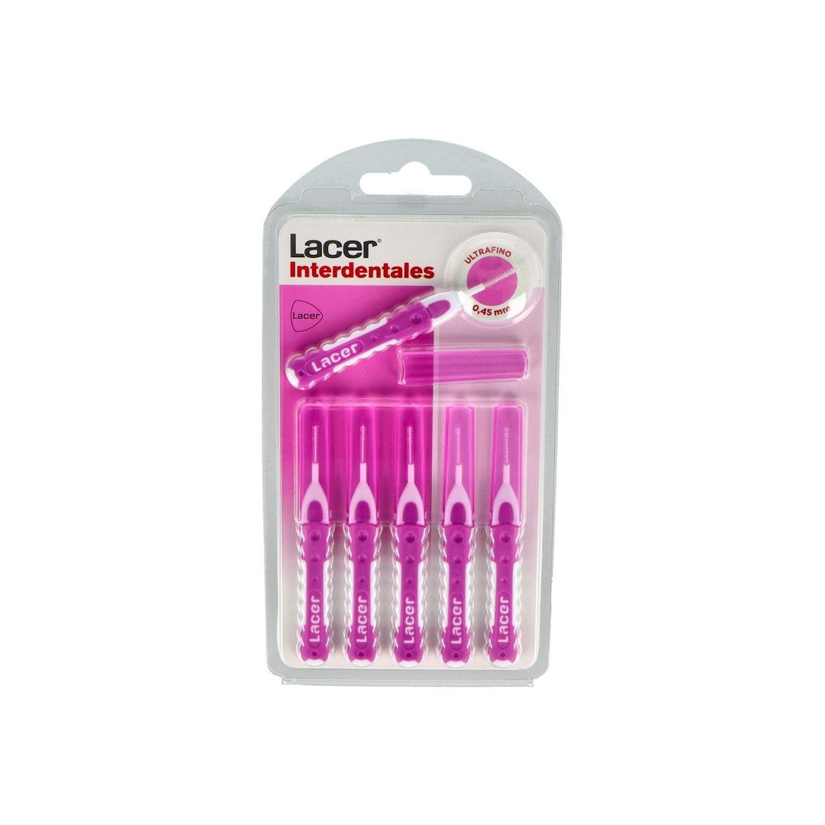 CEPILLO INTERDENTAL LACER ULTRAFINO RECTO ROSA 6 U
