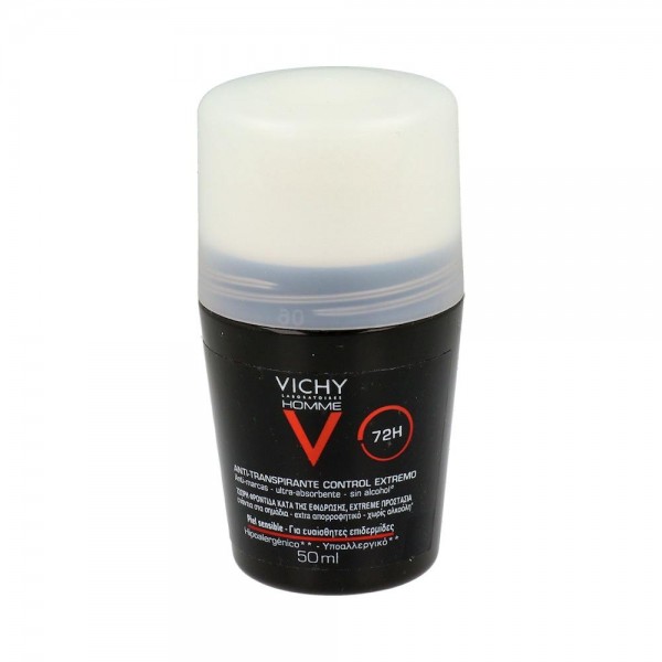 Vichy Homme Desodorante 72H Roll-On 50 Ml